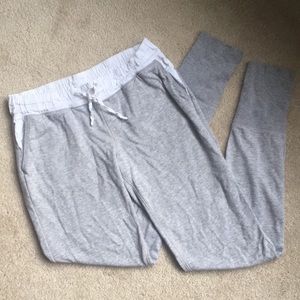 Grey sweatpants